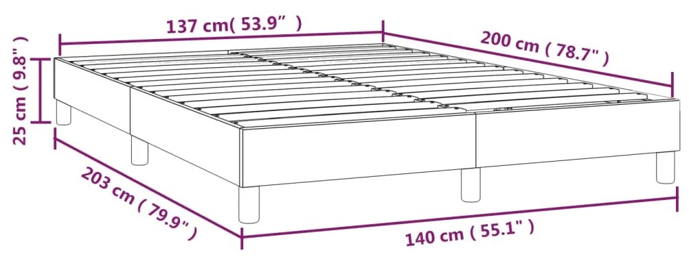 Giroletto a Molle Blu Scuro 140x200 cm in Velluto