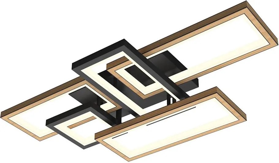 Eglo 300296 - Plafoniera LED dimmerabile MATERA LED/60W/230V oro/nero