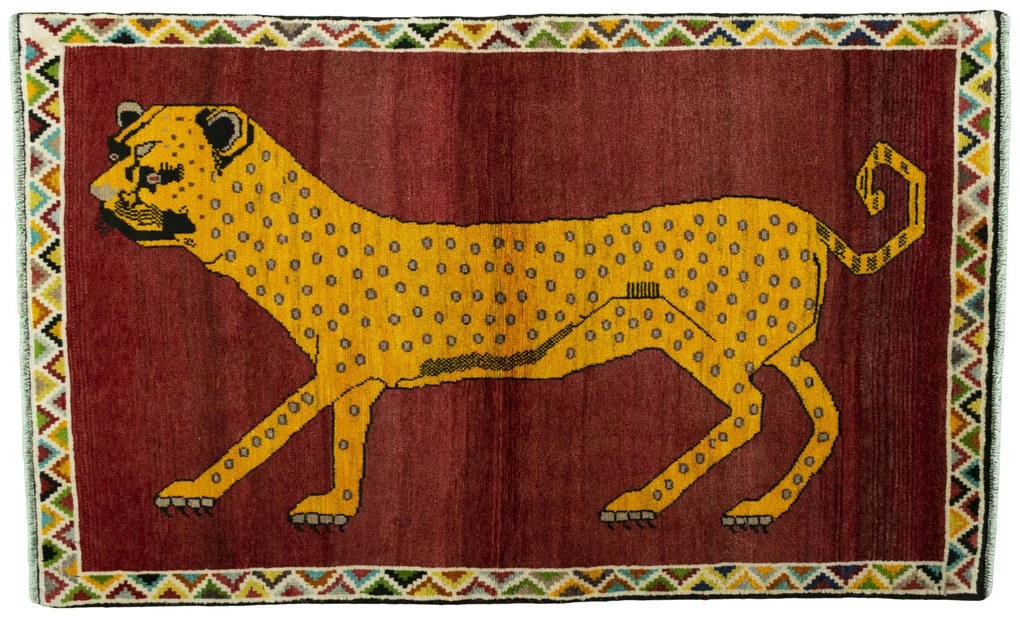 Gabbeh Tappeto persiano 180x110 Rosso (Iran) Annodato A Mano