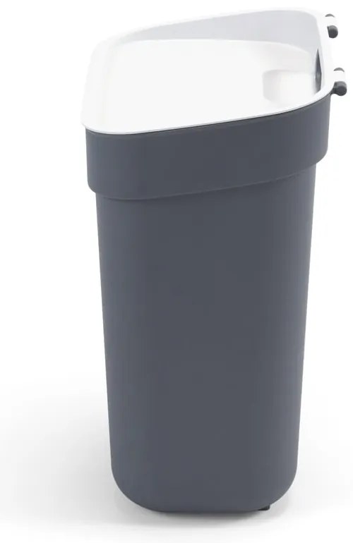Cestino in plastica riciclata grigio scuro 10 l Ready To Collect - Curver