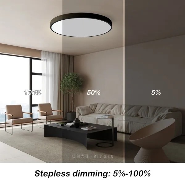 Immax NEO 07250L-Luce LED dimmerabile SEMPLICI 60W/230V Wi-Fi Tuya nero +RC