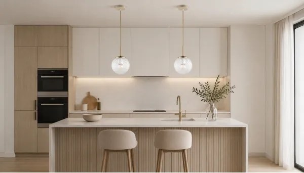 Brilagi - Lampada a sospensione su cavo STELLA 1xE27/60W/230V Ø 15 cm beige/oro