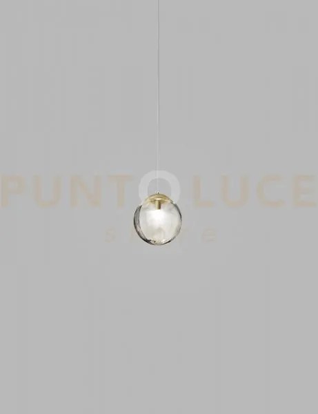 Puppet ring sospensione p fume' trasparente oro satinato 1 luce att...