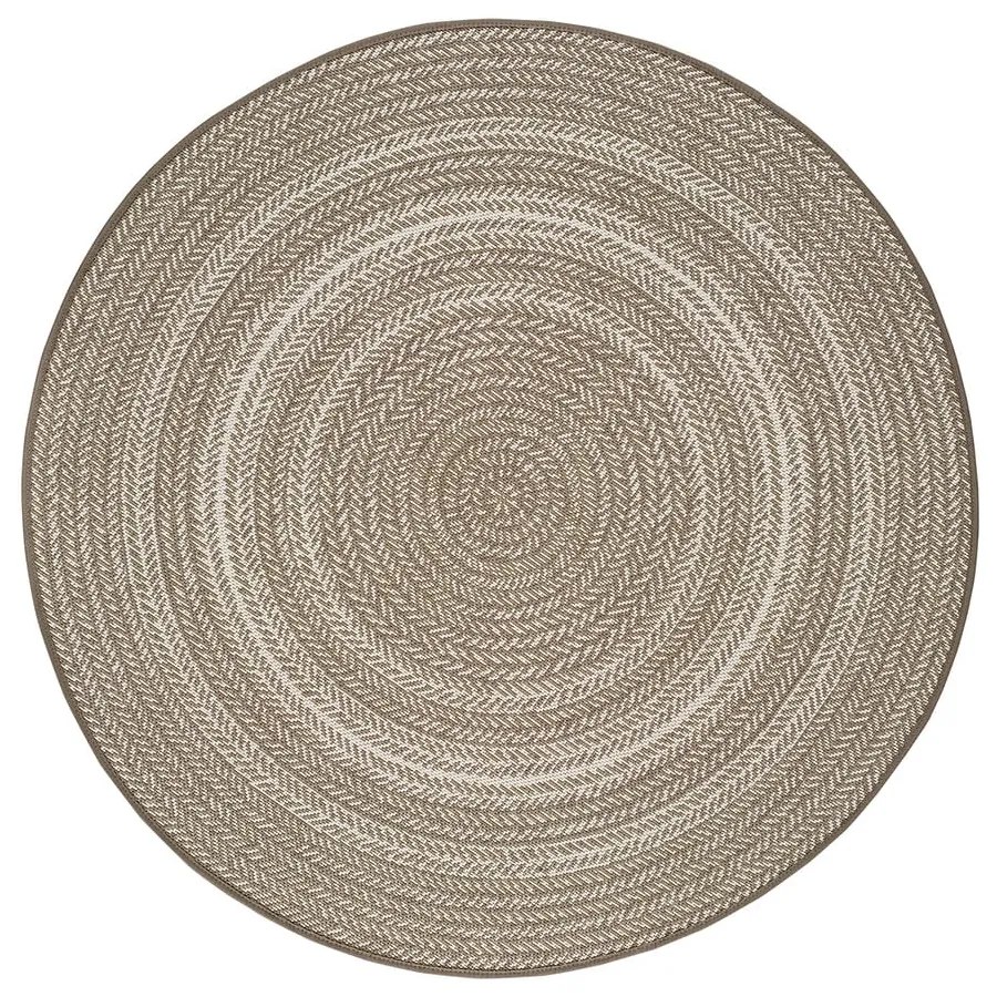 Tappeto da esterno beige , ⌀ 120 cm Silvana Rutto - Universal