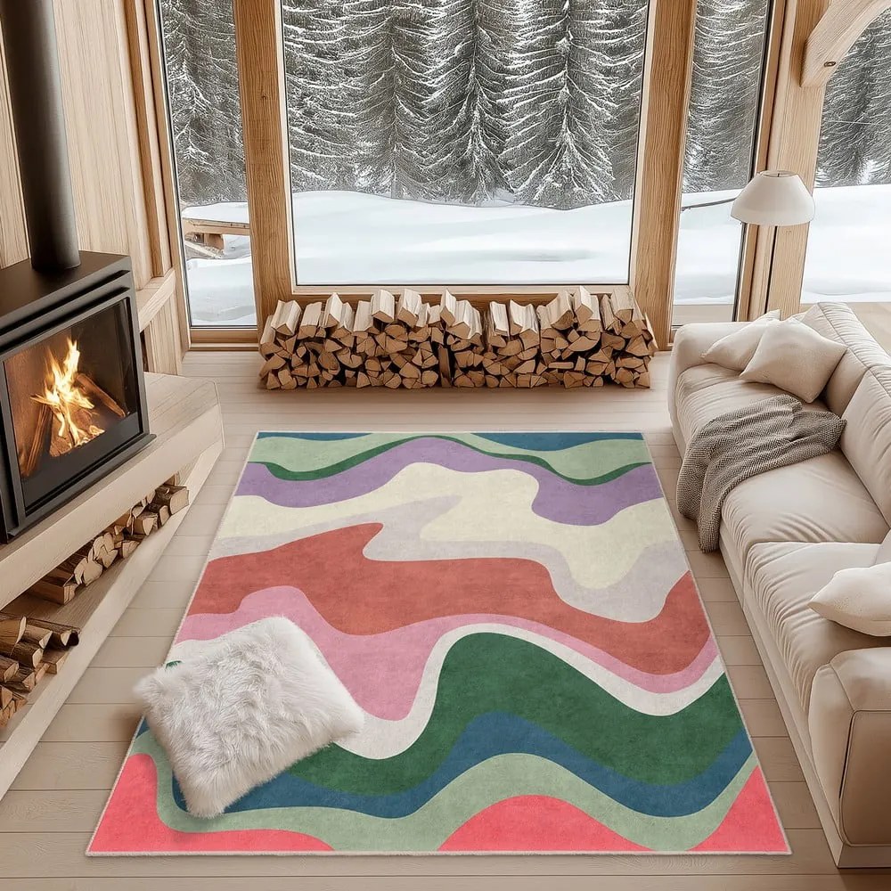 Passatoia lavabile 60x230 cm Squiggly Breeze – Mila Home