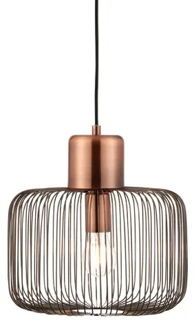 Endon 68986 - Lampada sospesa su cavo NICOLA 1xE27/40W/230V finitura rame