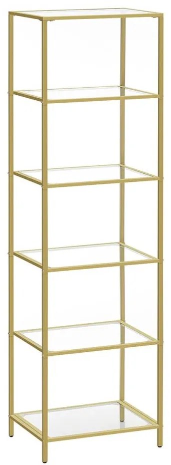 Libreria GLASY dorata