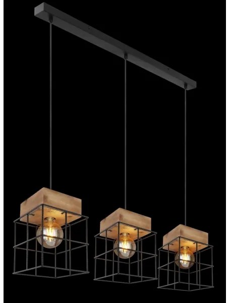 Globo 15530-3H - Lampadario su filo MERRIL 3xE27/60W/230V