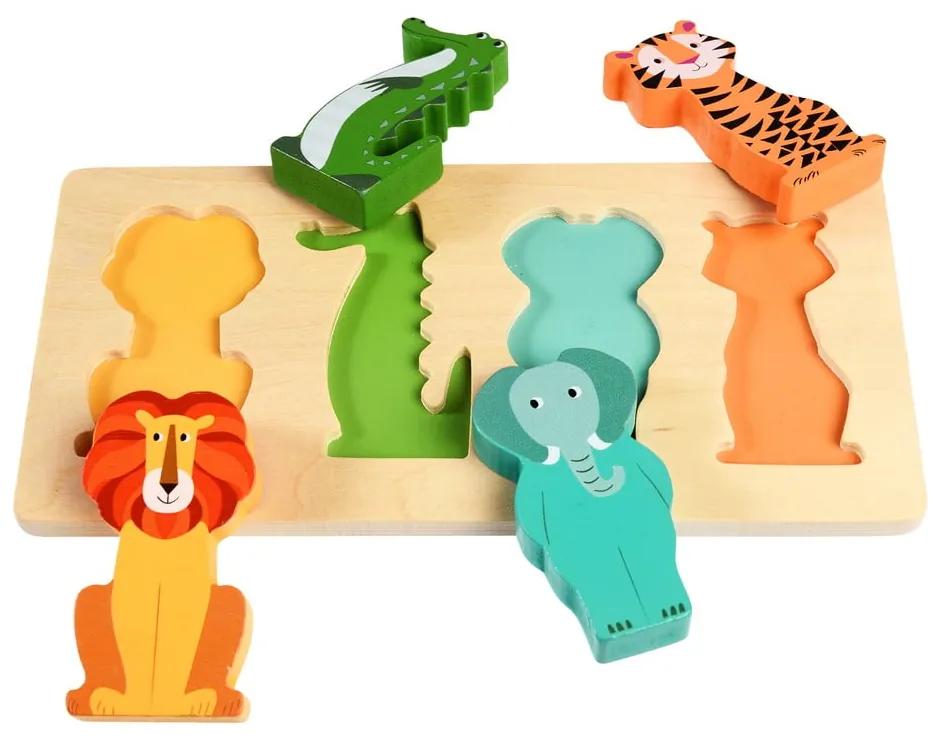 Puzzle a inserimento in legno Colourful Creatures - Rex London