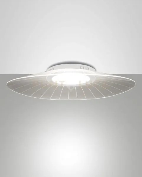 Vela plafoniera bianca l.78x55cm a led 3000k - 40w - 5400 lm dimmer...