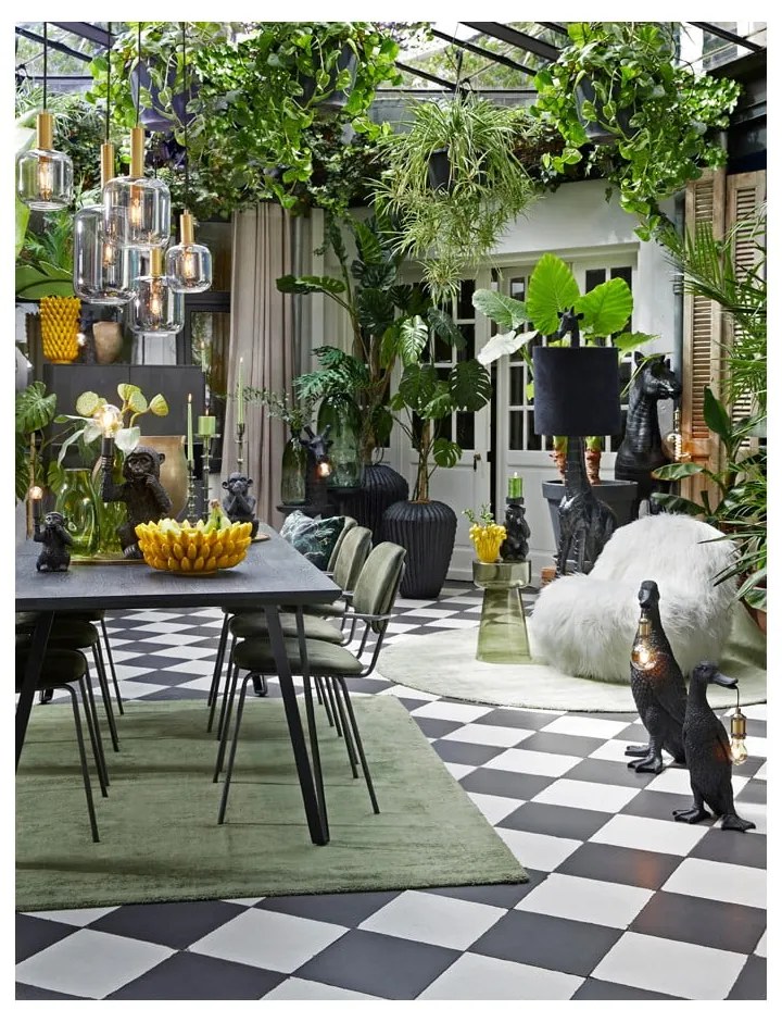 Tavolino rotondo in vetro ø 30 cm Dakwa – Light &amp; Living