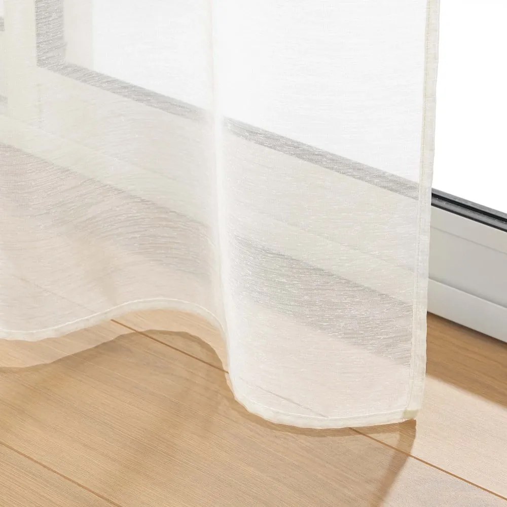 Tenda in voile crema 140x240 cm Lissea - douceur d'intérieur