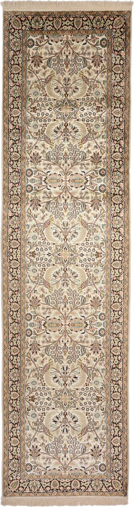 Cashmere Silk Tappeto orientale 310x80 (Indian) Annodato A Mano