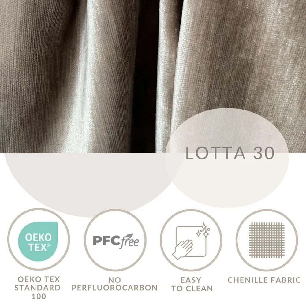 Letto matrimoniale imbottito beige con spazio contenitivo e rete 180x200 cm Baleine - Maison de Rêve