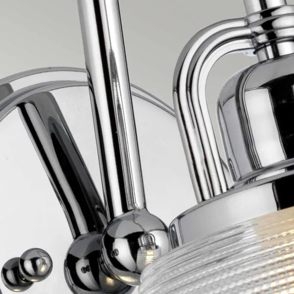 Quoizel QZ-DUBLIN1-PC - Lampada LED da bagno DUBLIN 1xG9/3W/230V IP44 cromo