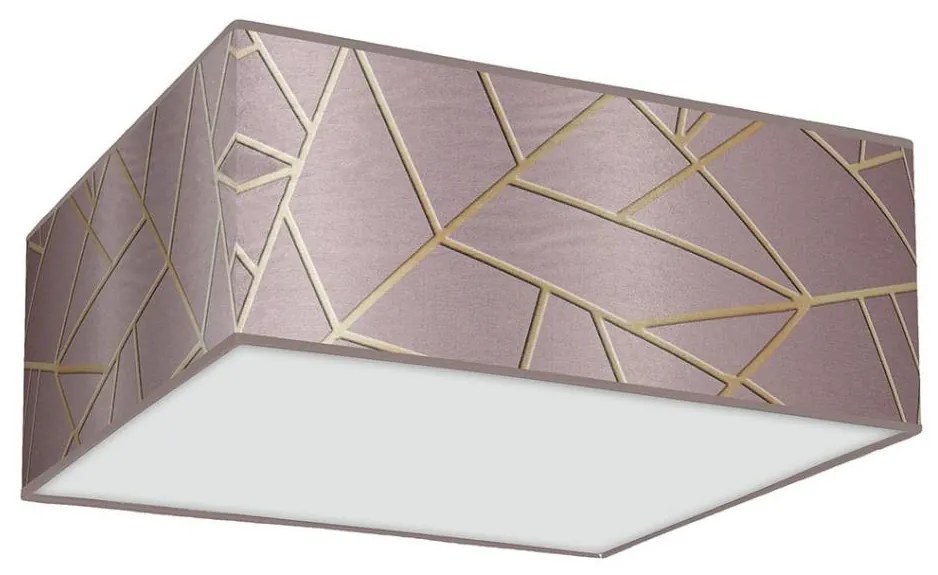 Plafoniera  ZIGGY 3xE27/60W/230V rosa/oro