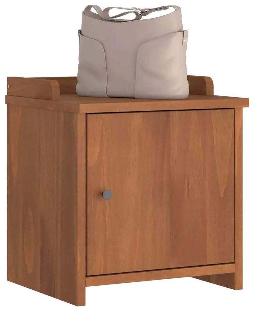 Panca Da Corridoio Sandnes 45x40x50 Cm Legno Massello Di Pino /