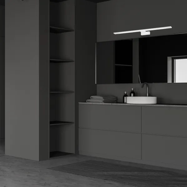 Illuminazione a LED per specchio da bagno SHINE LED/12W/230V 60 cm IP44 bianco