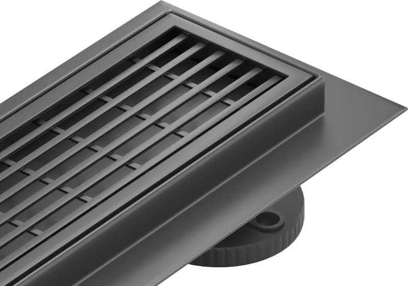 Mexen Flat 360° M33 scarico lineare rotante 60 cm, nero - 1733060-40