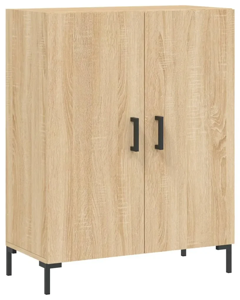 Credenza rovere sonoma 69,5x34x90 cm in legno multistrato