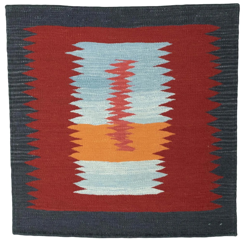 Kilim Tappeto 90 x 90 (Iran) Tessuto A Mano