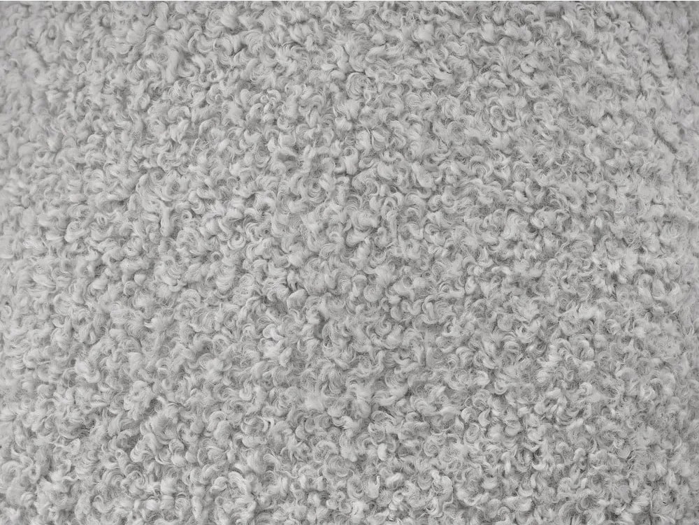 Divano grigio chiaro con rivestimento in bouclé 232 cm Hippolyte – Bobochic Paris