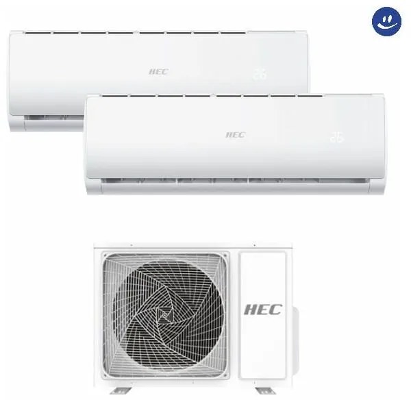 Climatizzatore condizionatore dual split inverter modello tide plus r32 9000+12000 btu a++/a+ hec by Haier