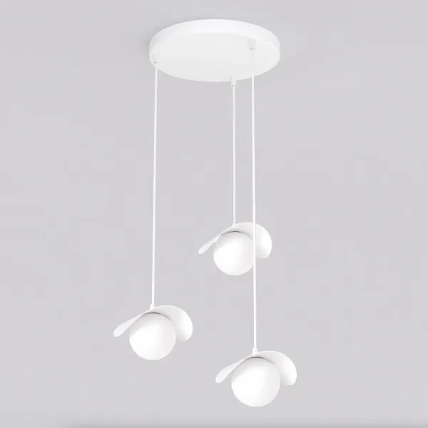 Lampadario sospeso su cavo RITUAL 3xG9/8W/230V bianco