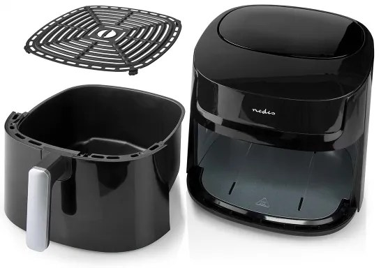 Nedis KAAF170BK - Friggitrice a d'aria 7,2 l 1800W/230V/240 min
