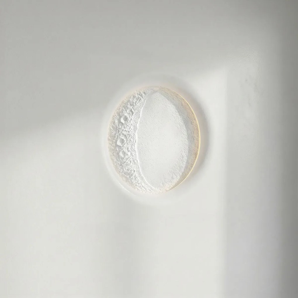 Lampada LED da incasso 175W Luna Crescente 60x60 cm in Gesso