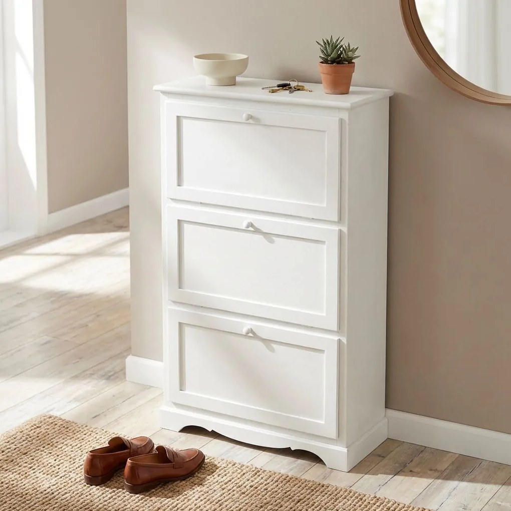 MARY - scarpiera in legno massello