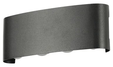 Brilagi - Applique da parete LED per esterni FLAREBOX LED/8W/230V nero IP65