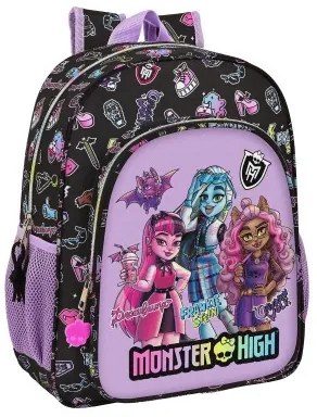 Zaino Scuola Monster High Creep Nero 32 X 38 X 12 cm
