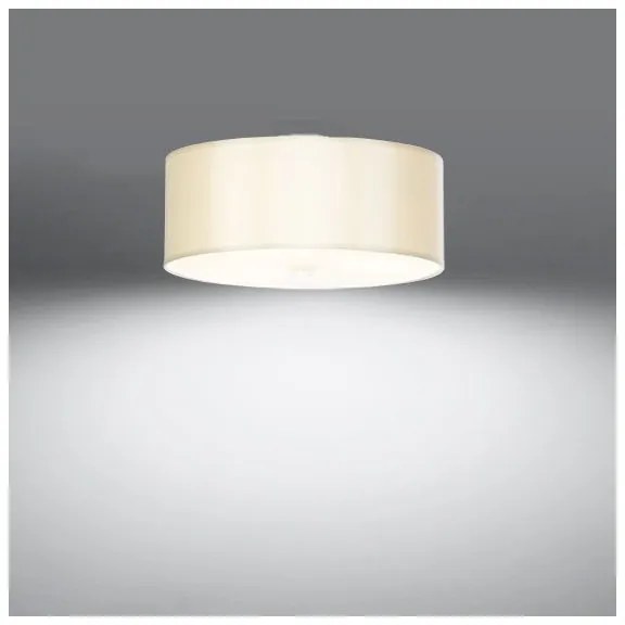 Sollux SL.0759 - Plafoniera SKALA 3xE27/60W/230V diametro 30 cm bianco