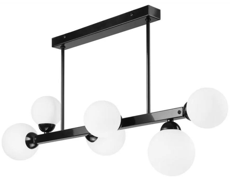 Lampadario on a pole ASTRO 6xG9/5W/230V nero