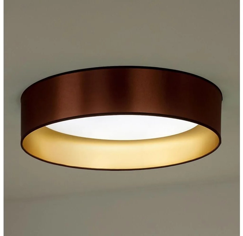 Duolla - Plafoniera LED ROLLER LED/24W/230V diametro 45 cm rame/oro