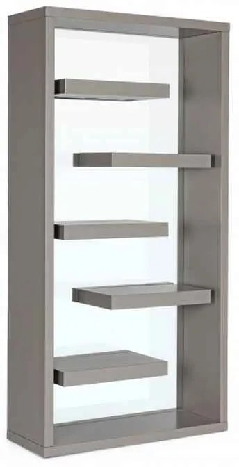 Libreria divisorio BILBAO grigio 90x35x180 cm