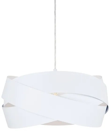 Zuma Line 1113 - Lampadario a sospensione con filo TORNADO 1xE27/40W/230V bianco