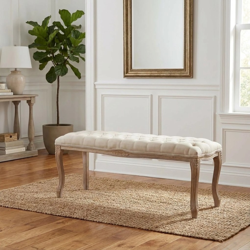 BROCK - panca vintage in tessuto