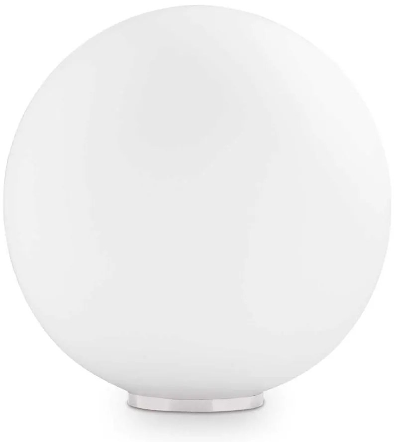 Ideal Lux - Lampada da tavolo MAPA 1xE27/42W/230V Ø 40 cm, bianca