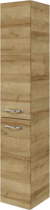 Colonna per mobile bagno Cassca PELIPAL 2 ante P 30.9 x L 30 x H 168 cm riviera rovere replica trasversale