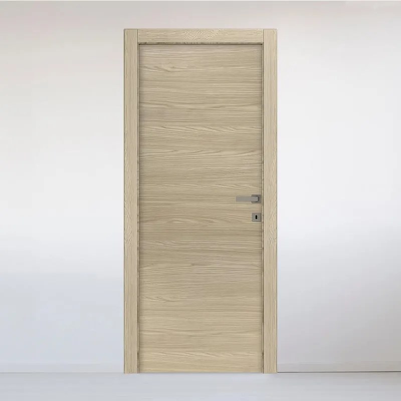 Porta battente Oxford miele rovere L 80 x H 210 cm reversibile