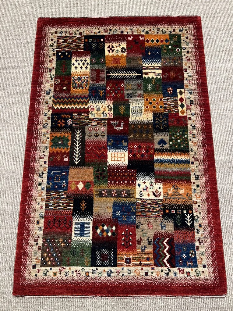 Loribaft Tappeto 120 x 90 (Iran) Annodato A Mano