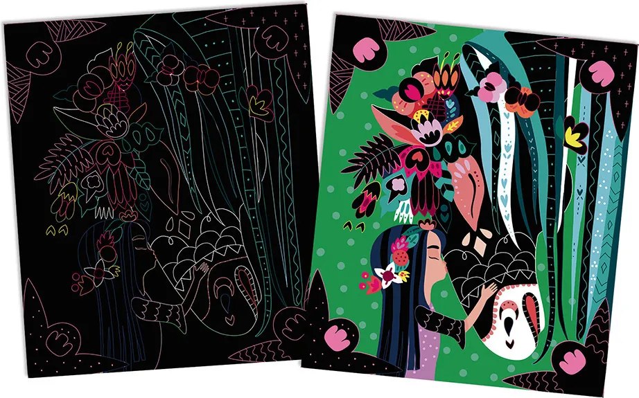 Scratch art - Cavalli e unicorni