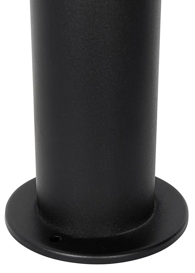 Lampada da palo moderna per esterni nera 45 cm IP44 - Rox