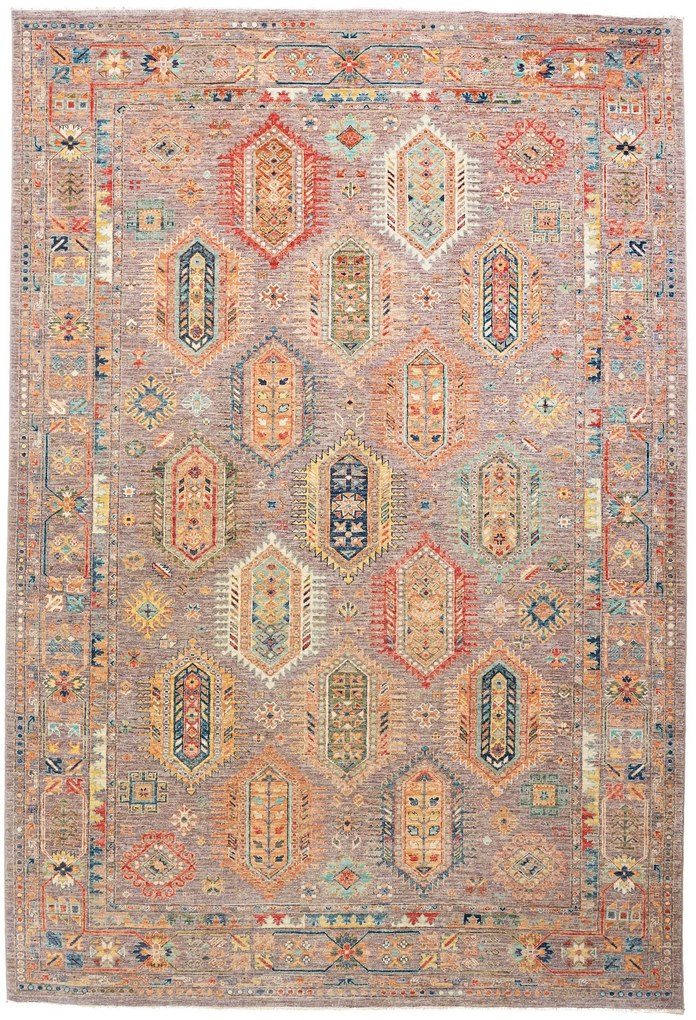 Samarkand Tappeto orientale 200x290 Marrone (Pakistan) Annodato A Mano