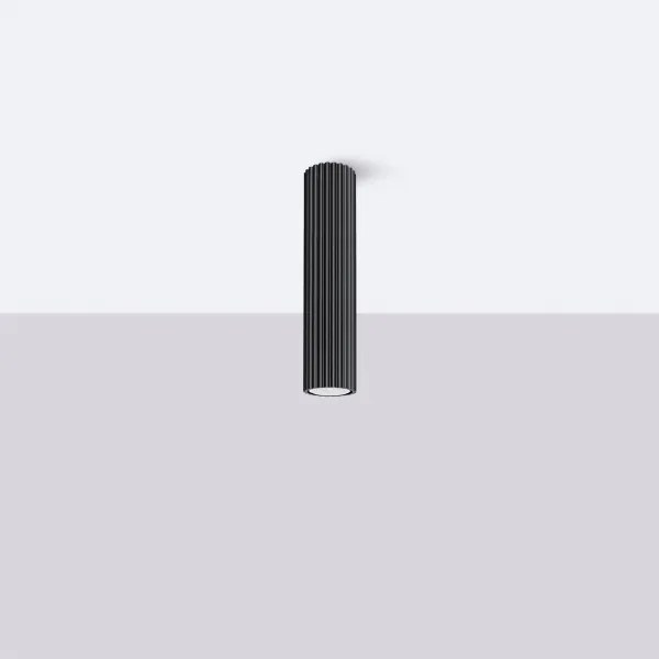 Sollux SL.1570 - Faretto KARBON 1xGU10/10W/230V 30 cm nero