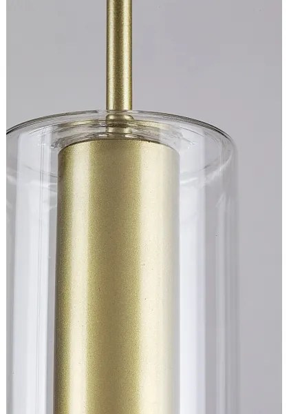 Rabalux 72050 - Lampadario a sospensione con filo ESTA 1xE27/40W/230V limpido/oro