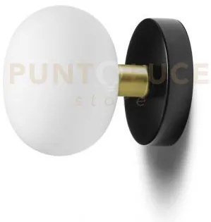 Mose lampada da parete o soffitto struttura nera particolari bronzo...