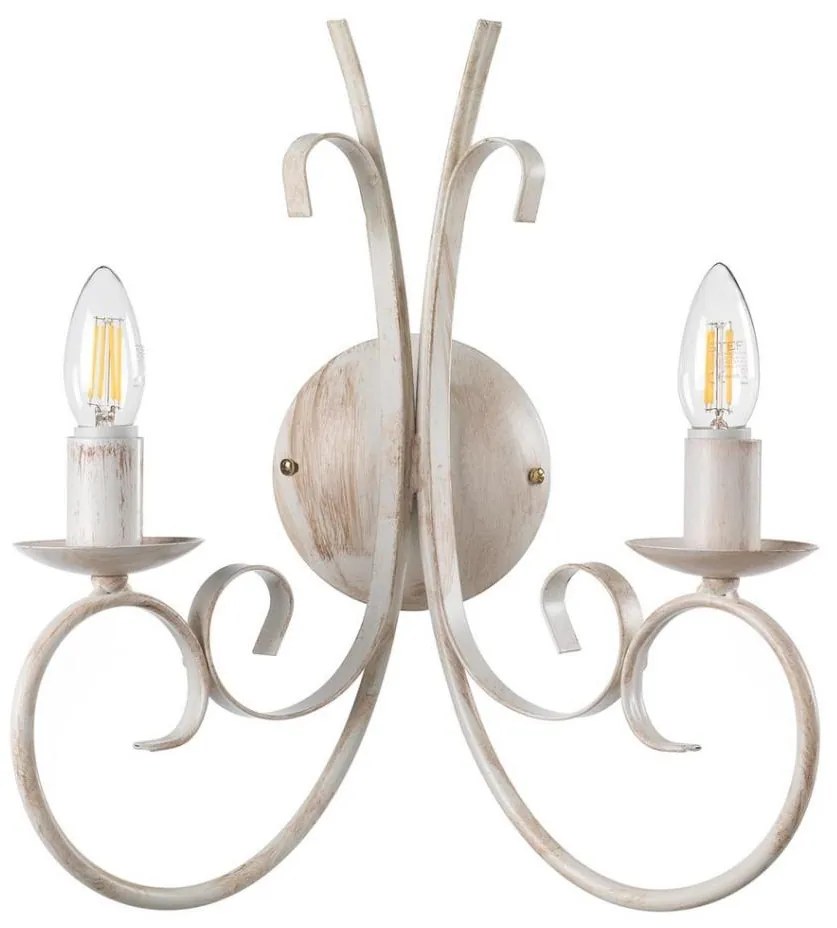 ONLI - Applique POMPEI 2xE14/6W/230V color crema